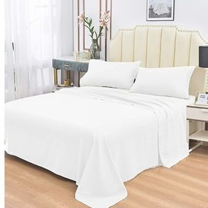 Cool Bamboo Sheet Set - King Size- White